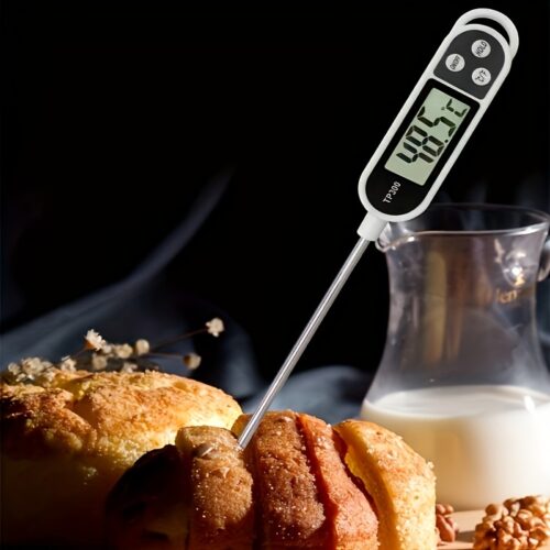 Electronic Digital Thermometer, Food Thermometer, BBQ Oil Thermometer, Return Water Thermometer, Room Temperature, Milk Powder Electronic Probe, Electronic Thermometer, Milk Thermometer (Without Battery)