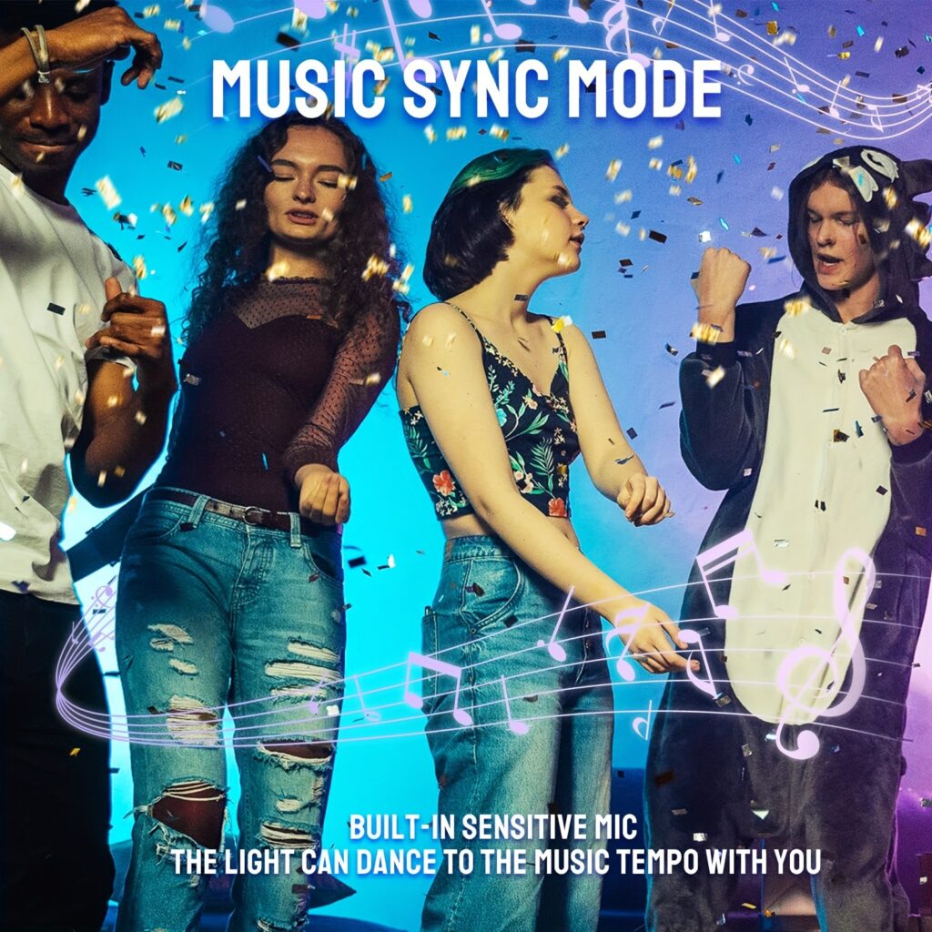 Smart RGB LED Strip Lights with App Control & Music Sync (30M)