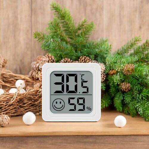 Indoor Household Electronic Thermometer Digital Thermometer Car Temperature And Humidity Measurement Thermometer 1pc