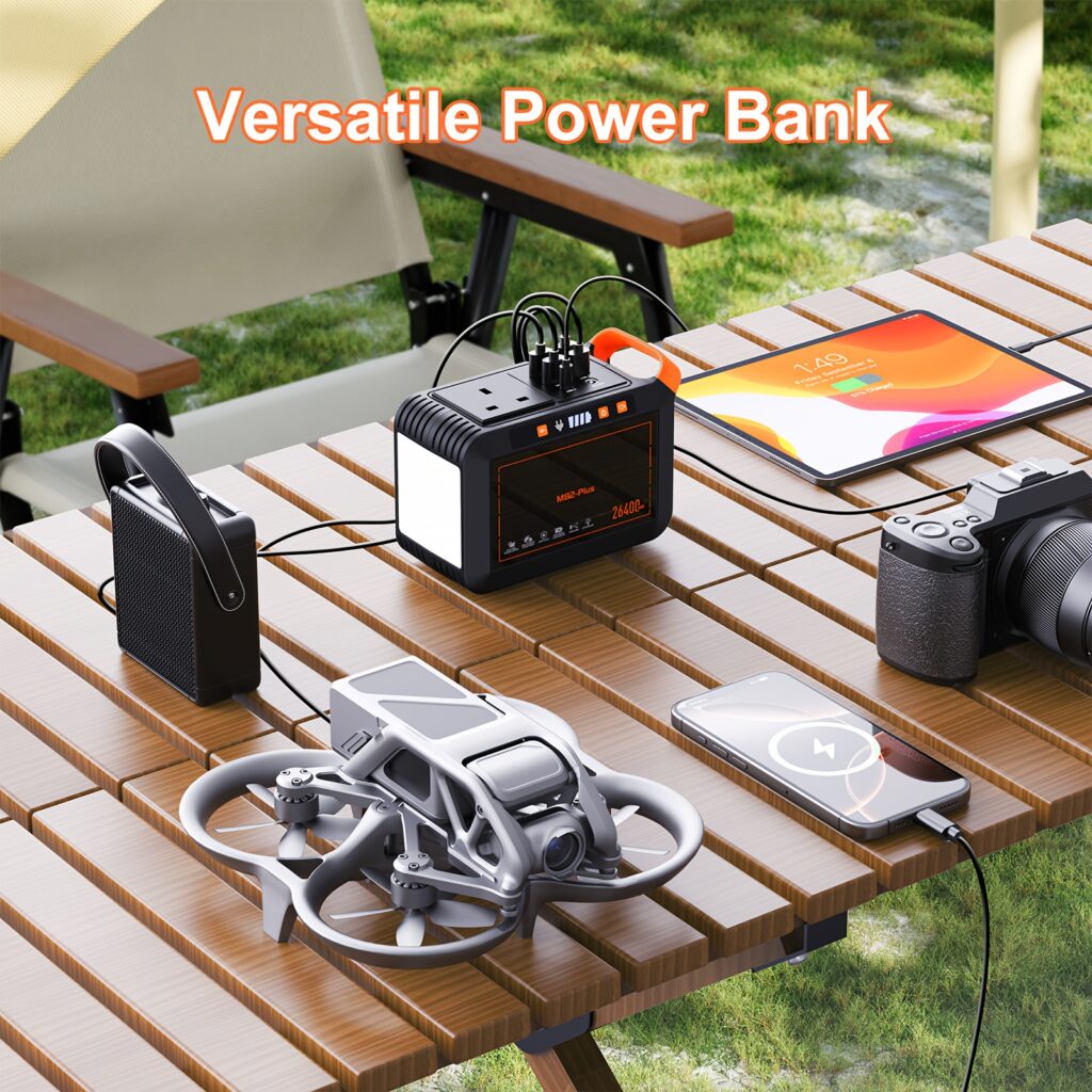 120 W Portable Power Station Solar Generators 88.8/98 Wh