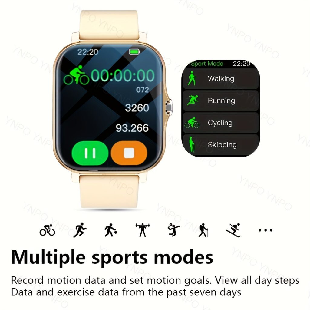 Smart Watch with Calling Sports Modes Notifications