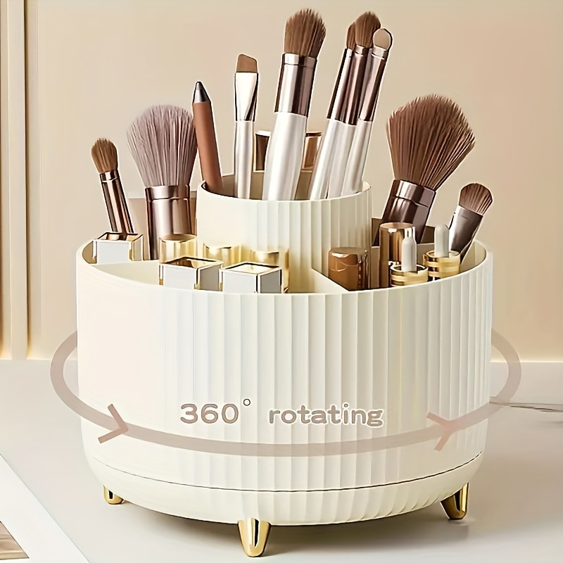 360° Rotating Makeup Organizer Cosmetic Storage Holder 1pc