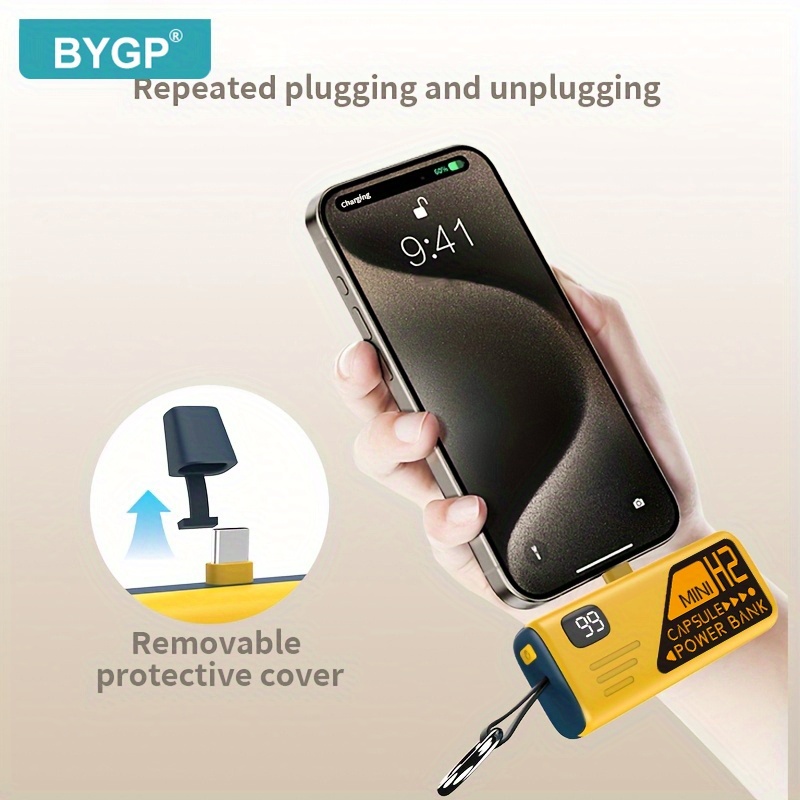 BYGP 5000Mah Mini Portable Charger