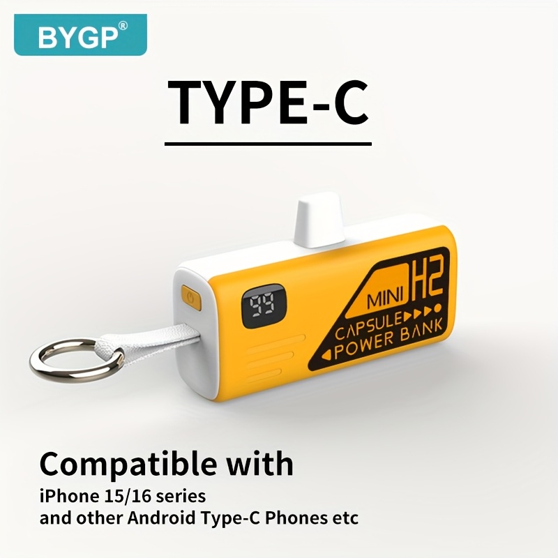 BYGP 5000Mah Mini Portable Charger