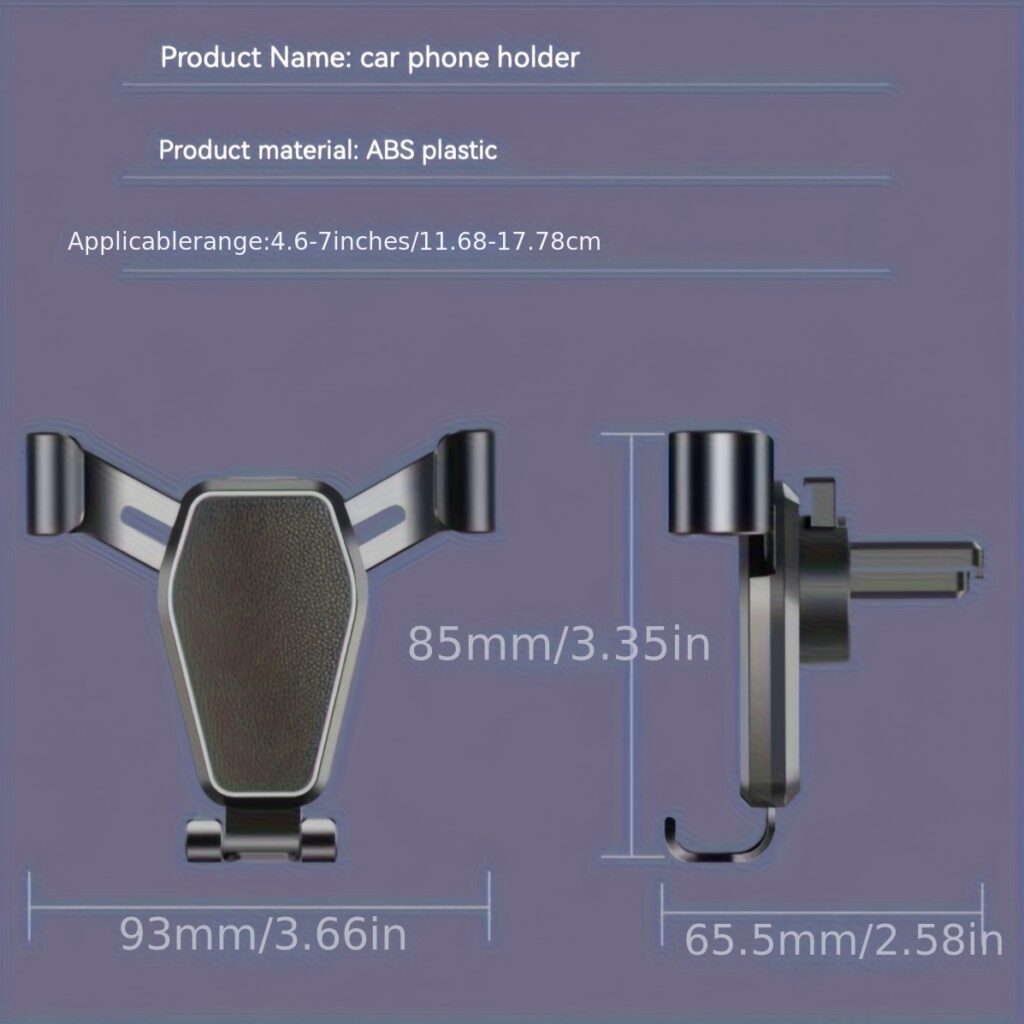 Car Air Vent Phone Holder Anti Shake Navigation Mount