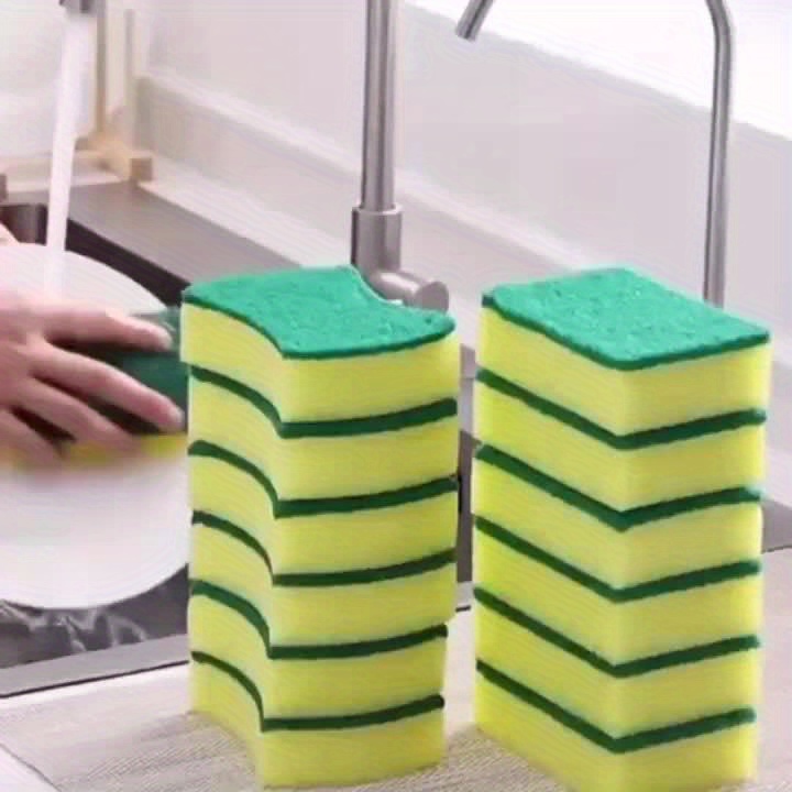 Non Scratch Kitchen Cleaning Sponge Scouring Pads Set 12/24 pcs