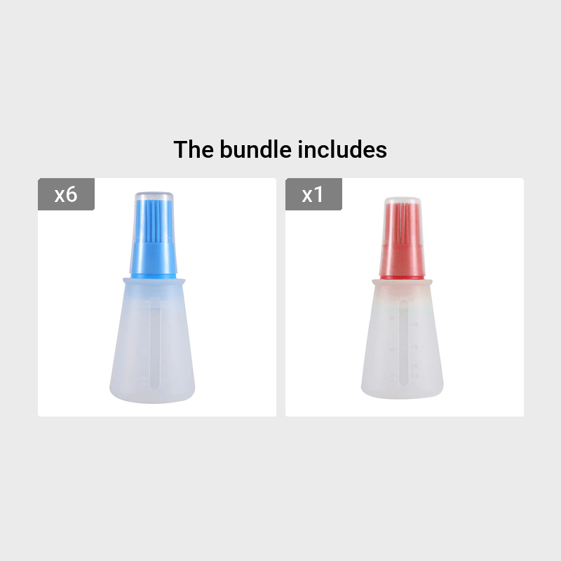 1pc Silicone Basting Brush Heat Resistant BBQ Cooking Brush