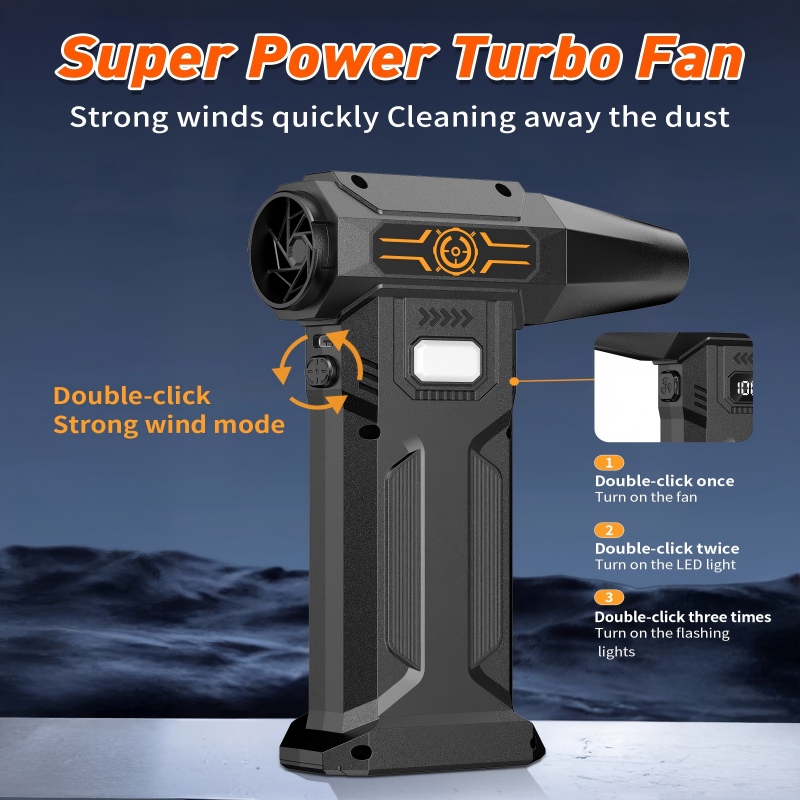Turbo Fan 9000000 RPH Upgraded High-speed Brushless