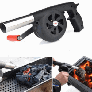 Portable Hand Operated BBQ Fire Blower Fan