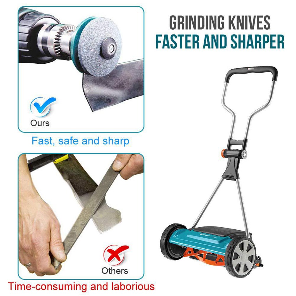 Lawn Mower Blade Sharpener Drill Attachment