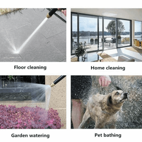 1pc High Pressure Water Gun for Car & Floor Washing, Hose Nozzle for Gardening, Yard Supplies