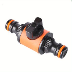Quick Release Garden Hose Connector with Shut Off Valve