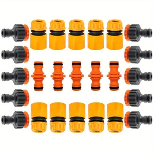 Complete Garden Hose Connector Kit for Easy Irrigation