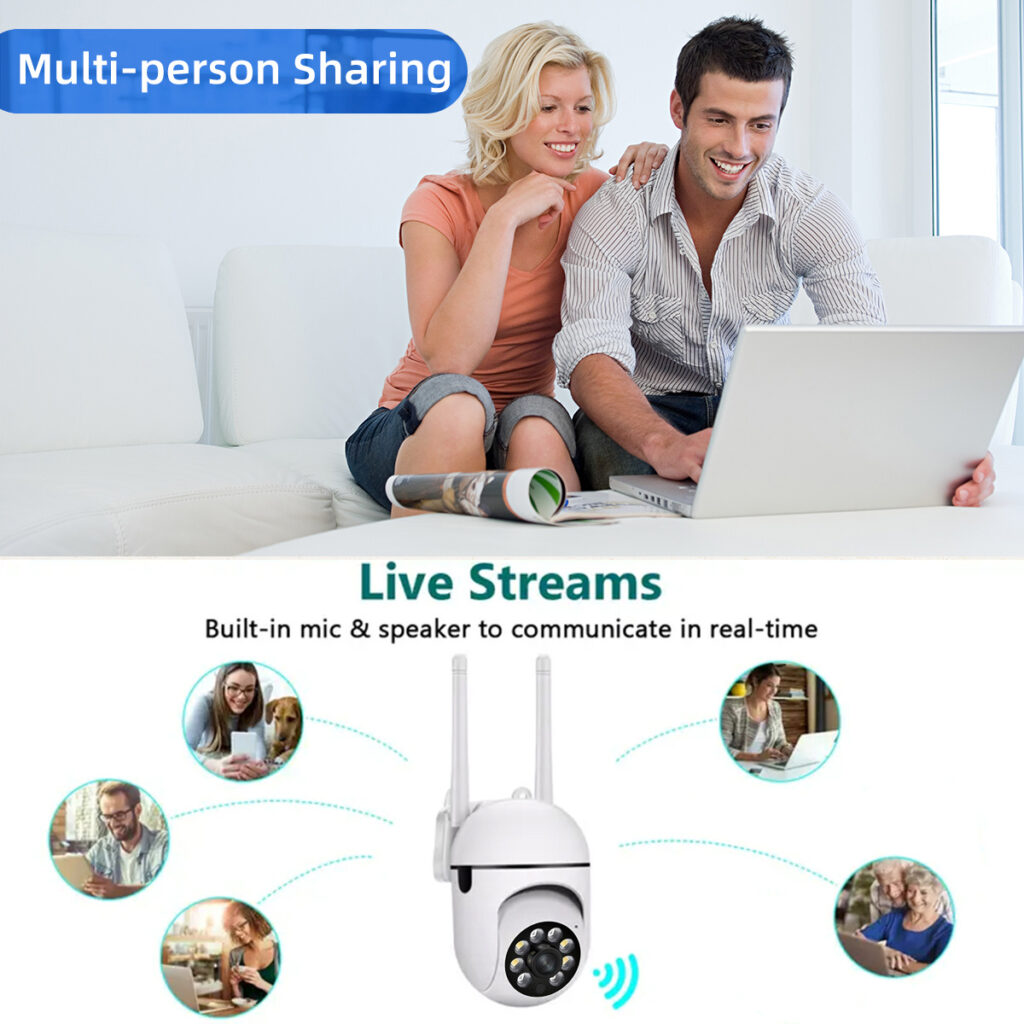 JOOAN 1080P Smart WiFi Security Camera with Night Vision
