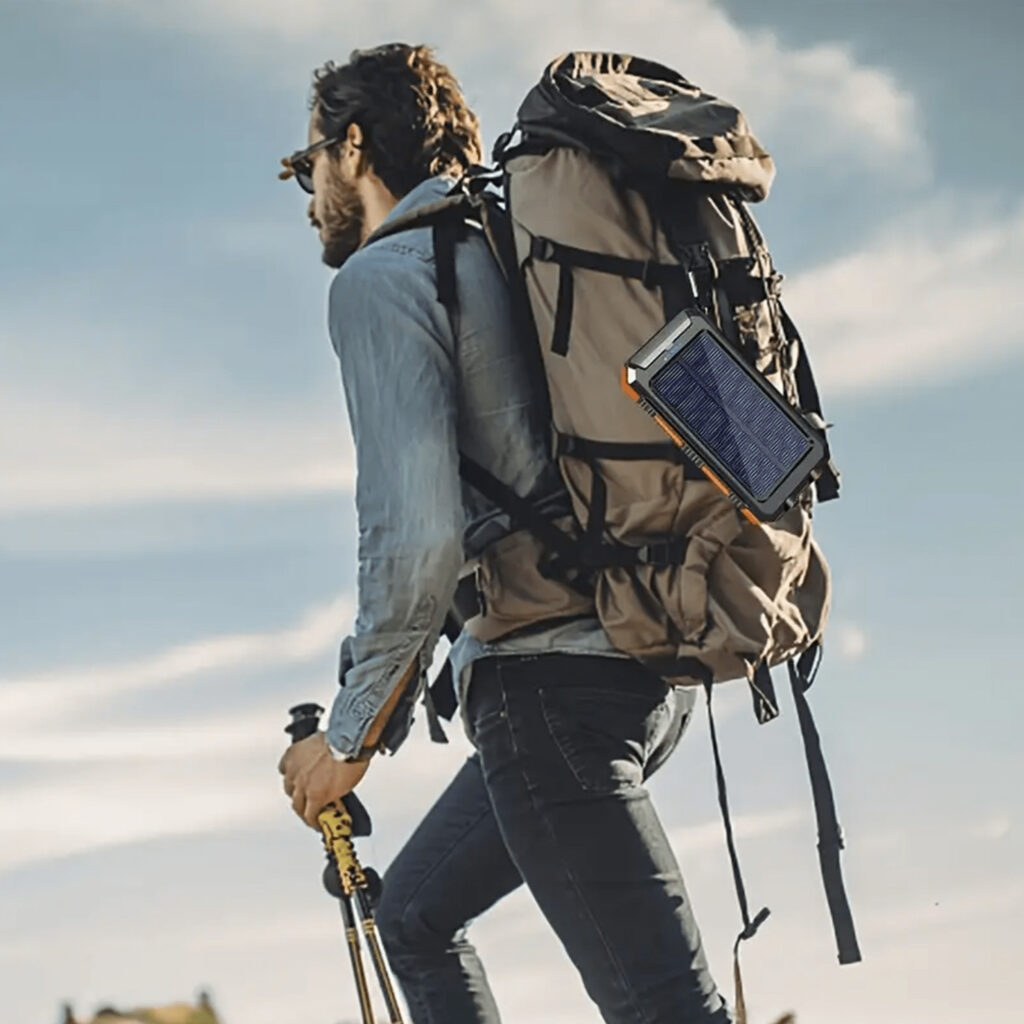 10000/20000mAh Portable Solar Power Bank