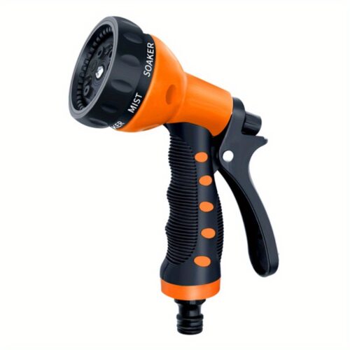 8-Pattern Garden Hose Spray Gun – Adjustable Spray Nozzle