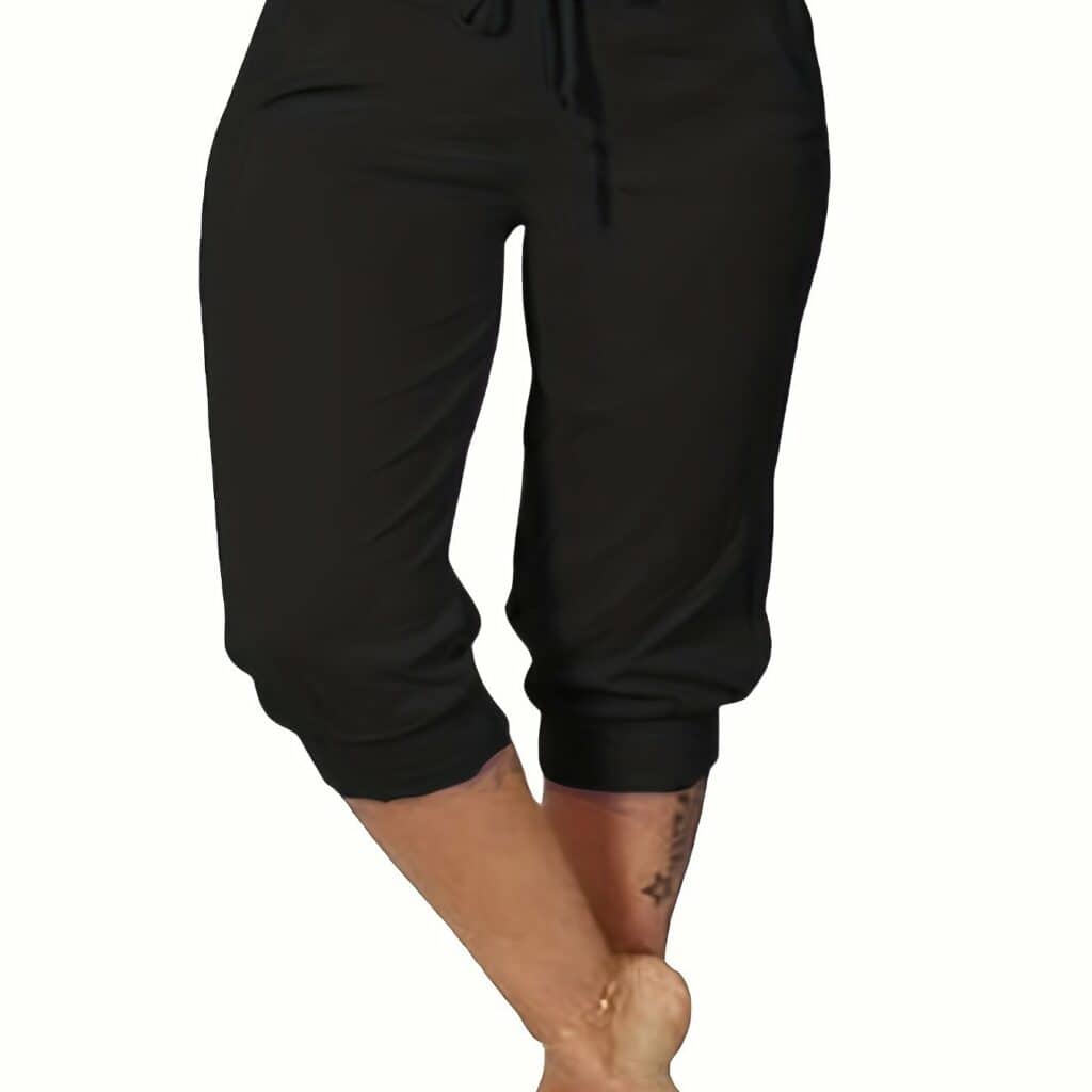 Women’s Plus Size 7/8 Casual Pants Loose Fit