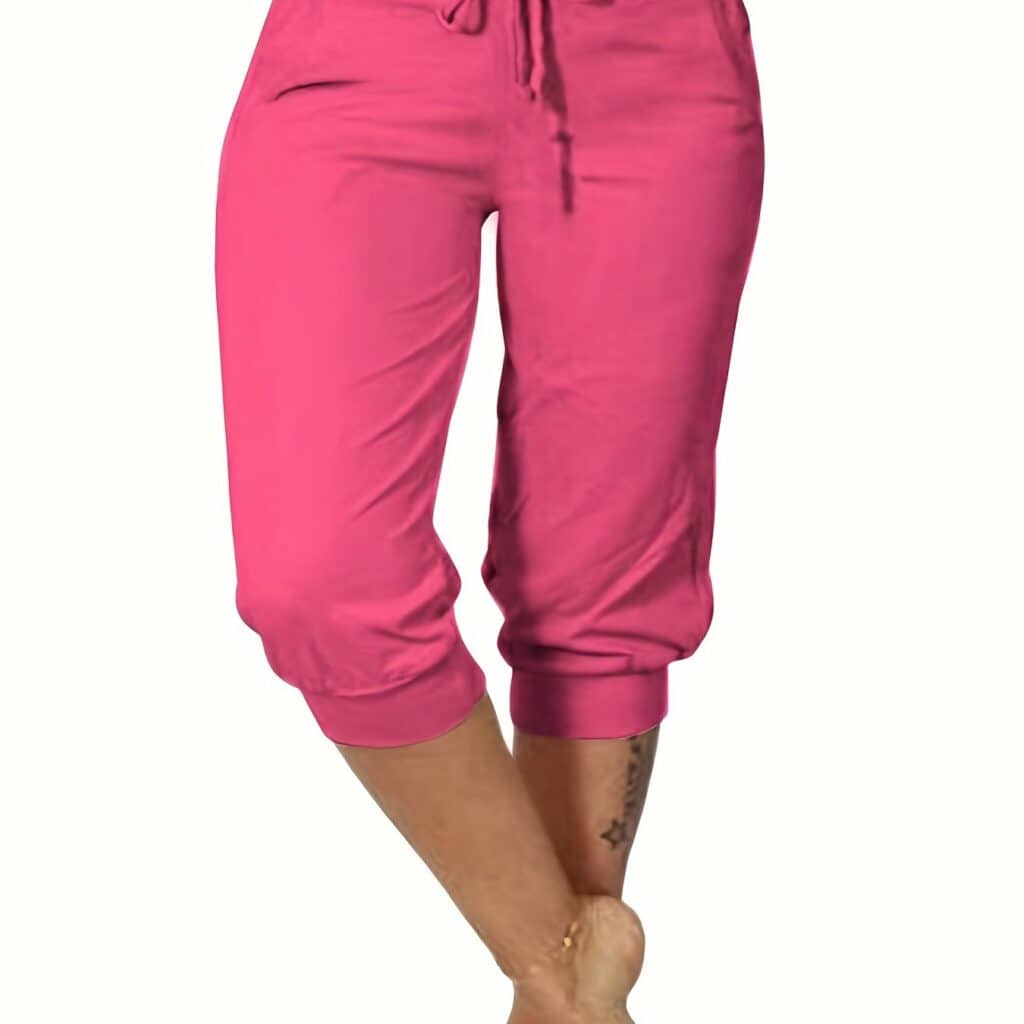 Women’s Plus Size 7/8 Casual Pants Loose Fit