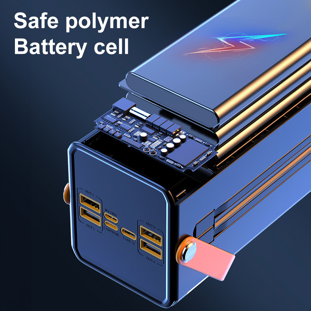 50000mAh Power Bank 120W Fast Charging Laptop Portable Charger