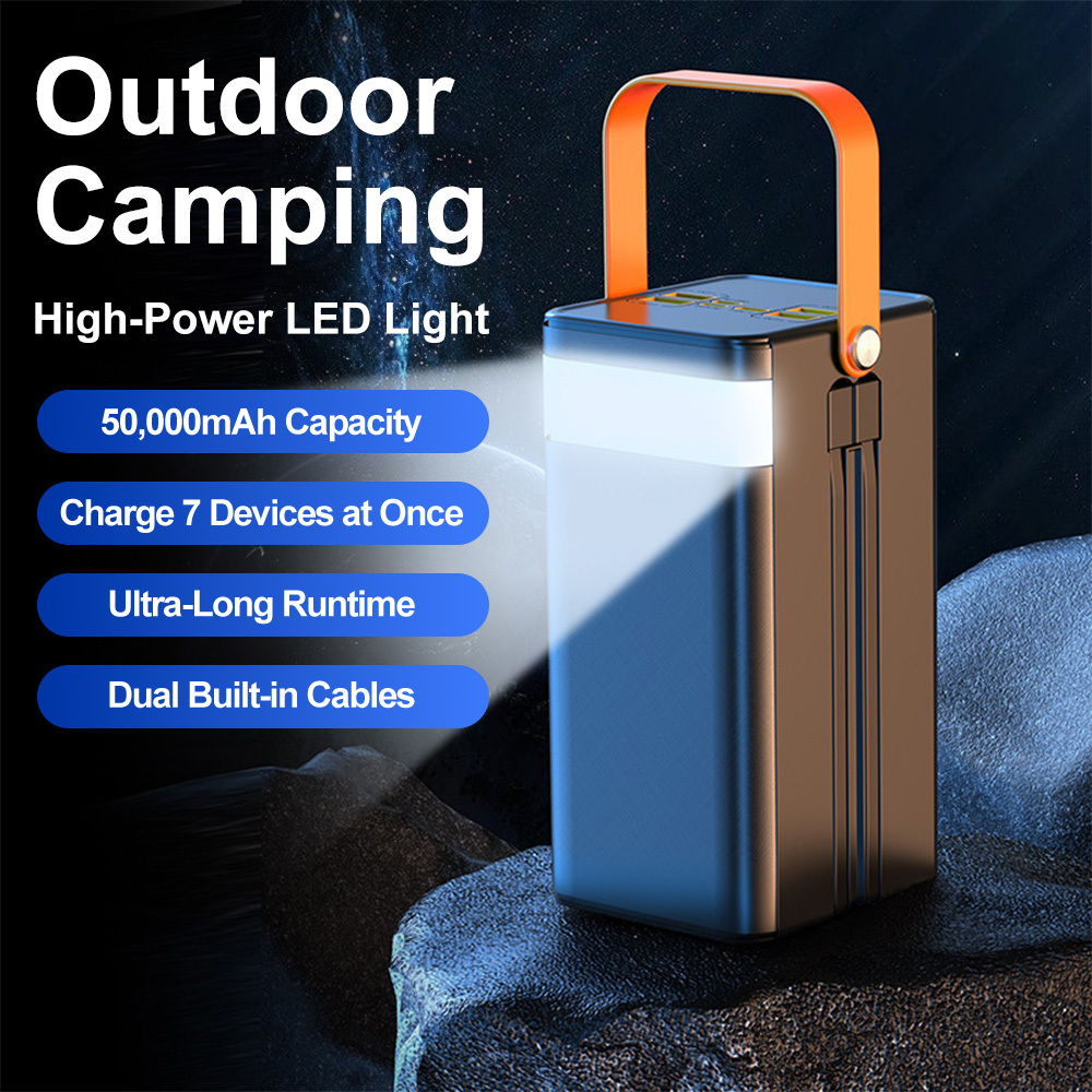 50000mAh Power Bank 120W Fast Charging Laptop Portable Charger