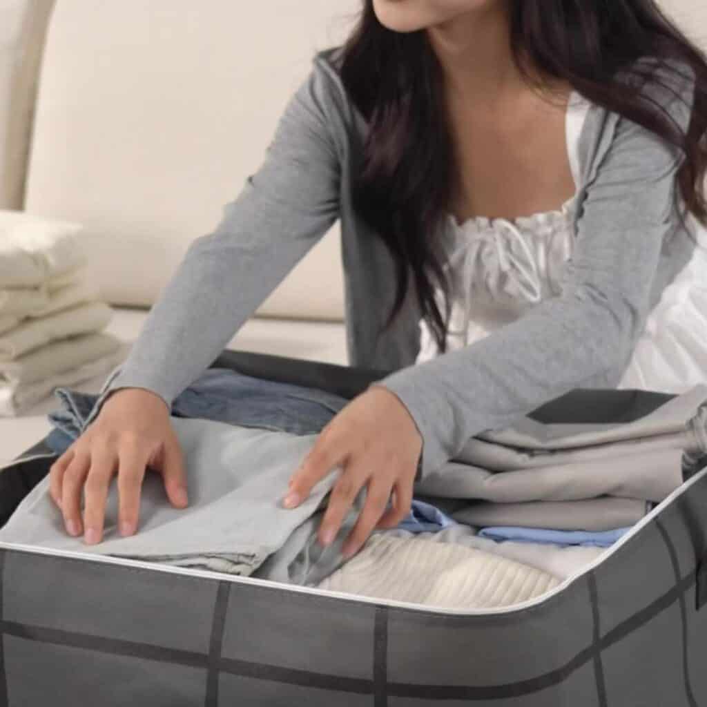Foldable Wardrobe Storage Bag Large Capacity Organizer