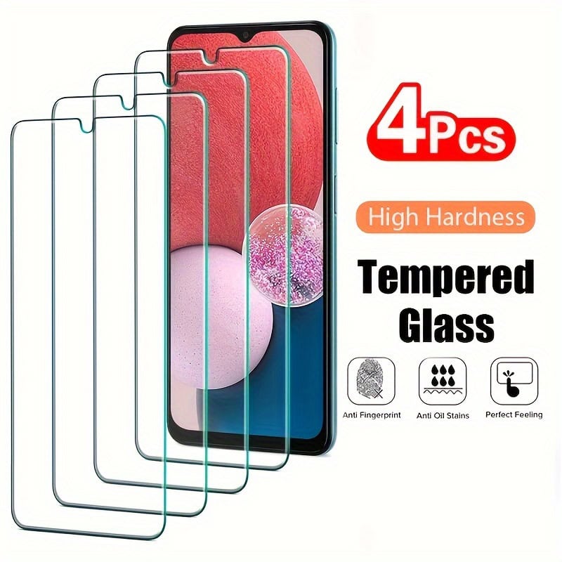 Samsung A Series Tempered Glass Screen Protector 4 Pack