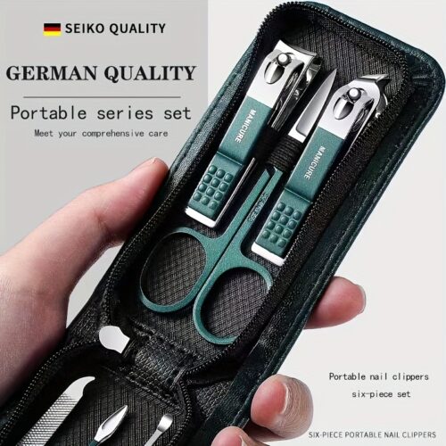 6pcs Nail Care Set Portable Manicure Kit Travel