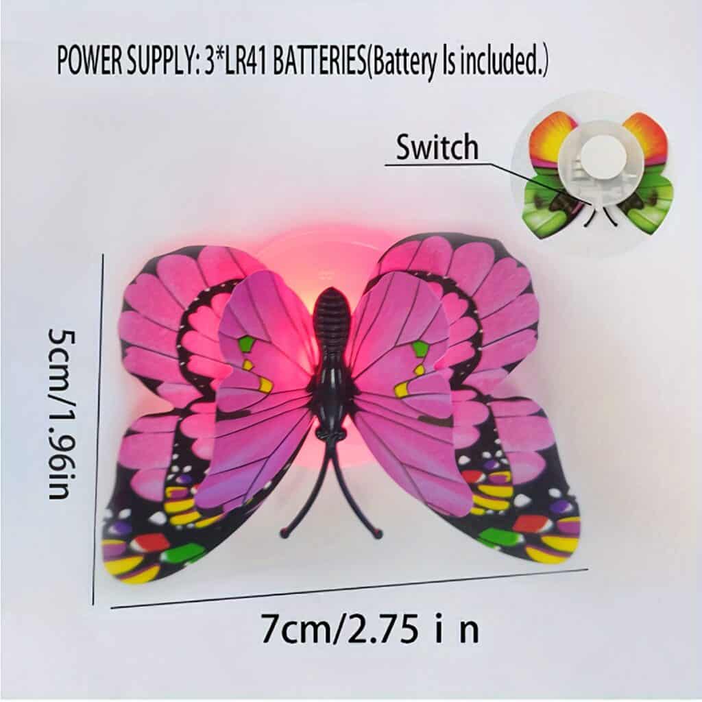 Glow in The Dark 3D Butterfly Wall Stickers Decor