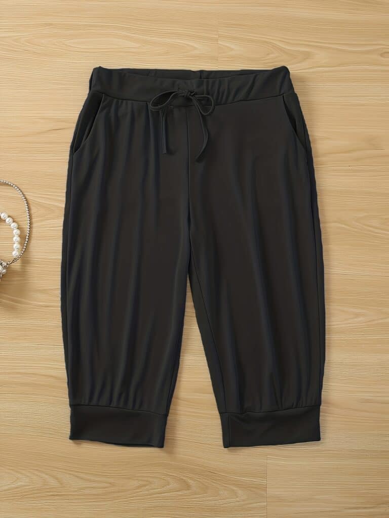 Women’s Plus Size 7/8 Casual Pants Loose Fit