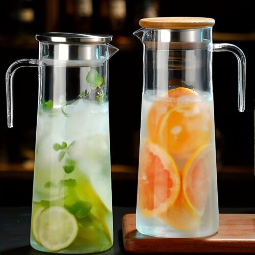 1pc Beverage Chilling Bucket, Cooler Jug, Large Capacity Water Bottle, Party Supplies, Freezer Safe, Suitable for Storing Lemonade, Soda