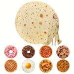 Food Design Fleece Blanket Cozy Novelty Throw