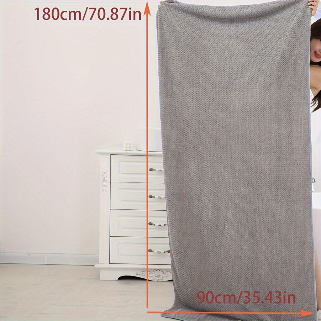 Oversized Thick Bath Towel 90x180cm Soft Towel