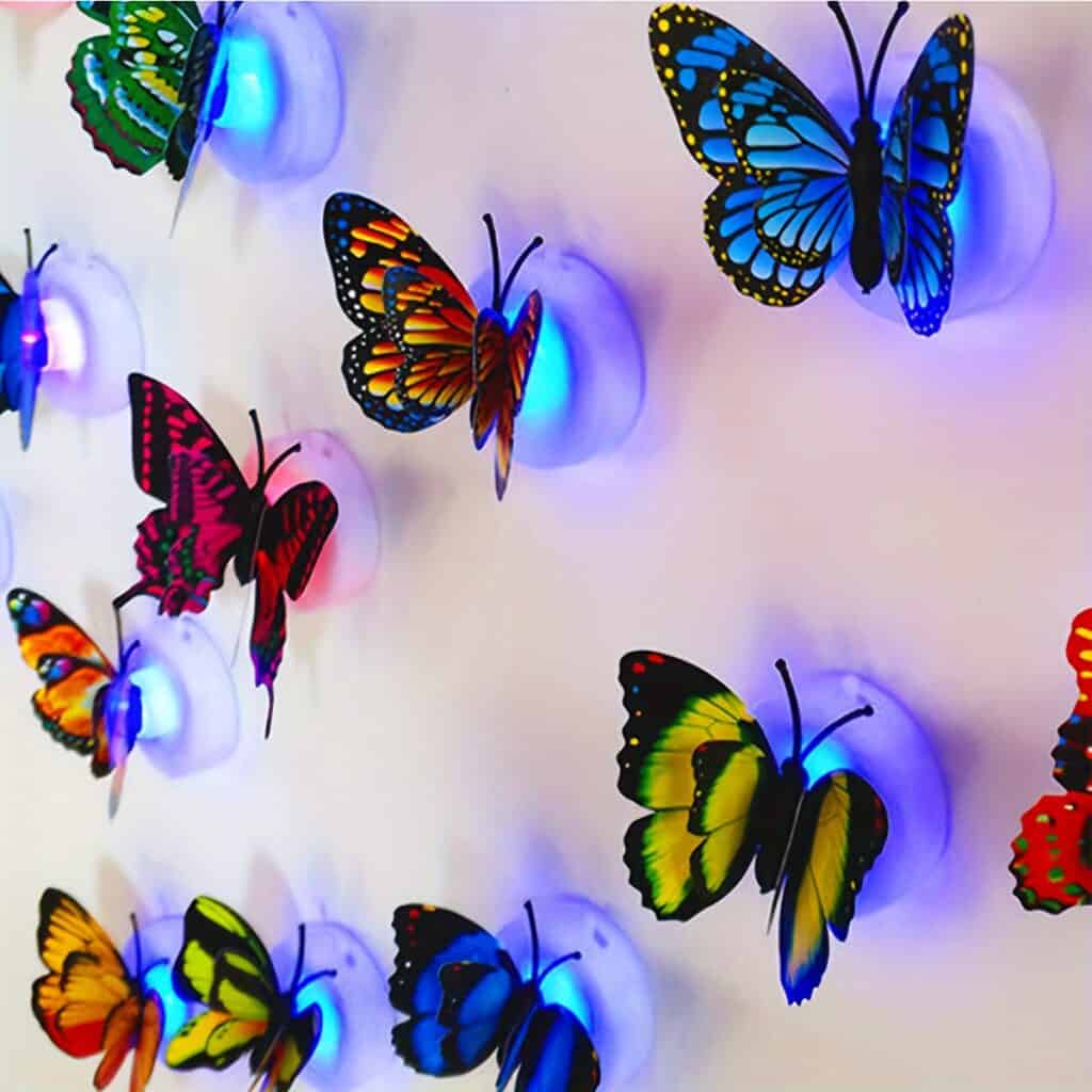 Glow in The Dark 3D Butterfly Wall Stickers Decor