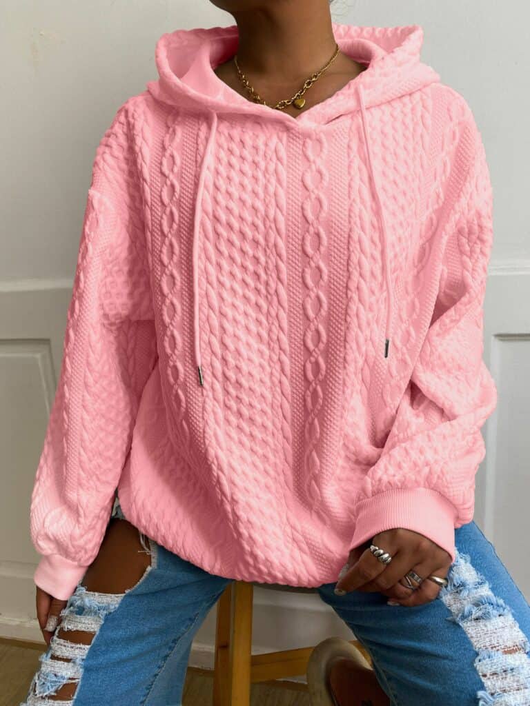 Women’s Plus Size Casual Pullover Sweatshirt Long Sleeve