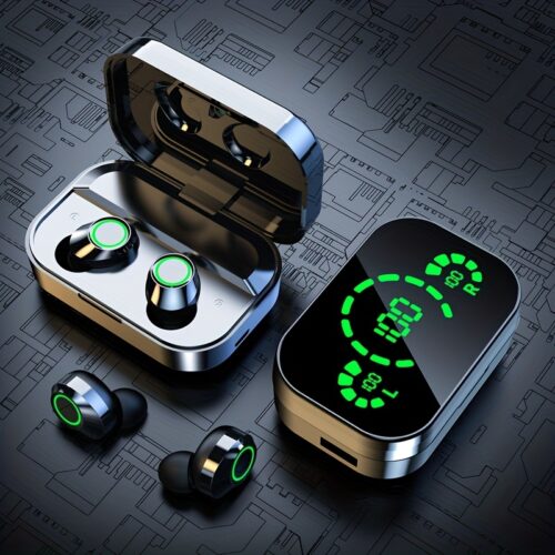 New Wireless Earbuds Headset Earphone Mini Earpiece TWS Stereo Headphone for Xiaomi for iPhone Phone Headphones Earbuds,for Valentine’s Day Gift