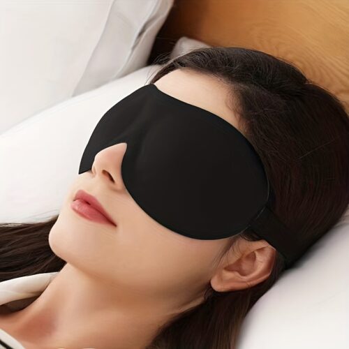 Pure Blackout 3D Contoured Eye Mask for Adults, Heavy Duty Hypoallergenic & Fragrance-Free Soft Ergonomic Fit, No Leakage Travel Home Office Use, 1/3/5/10 Pack, Beige-Friendly, Ideal Gift for Night