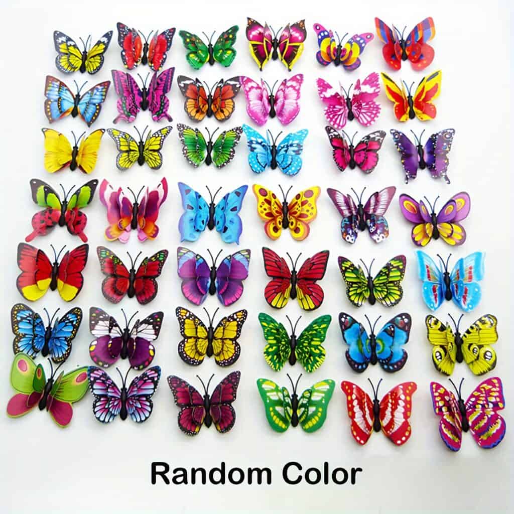 Glow in The Dark 3D Butterfly Wall Stickers Decor