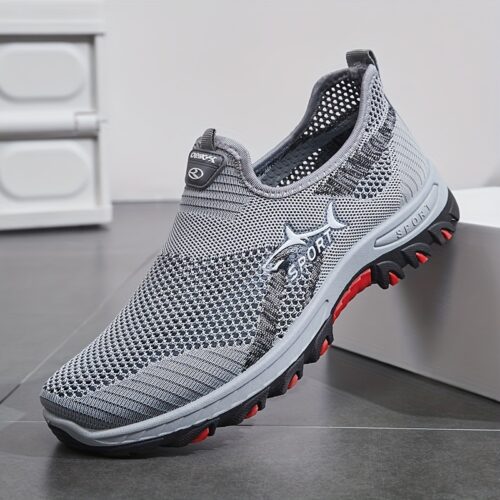Men’s Breathable Mesh Slip-On Sneakers Lightweight