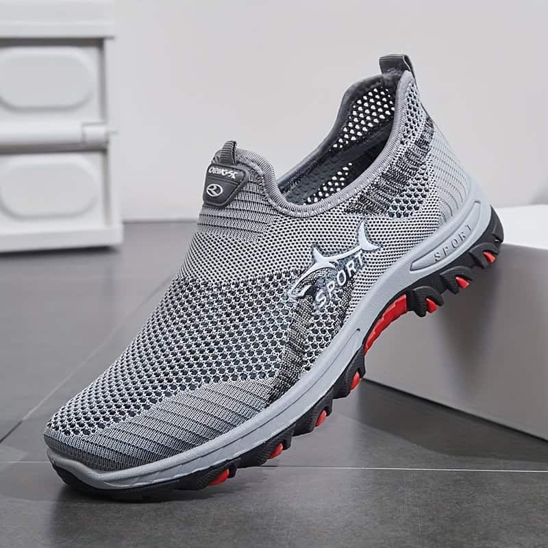 Men’s Breathable Mesh Slip-On Sneakers Lightweight