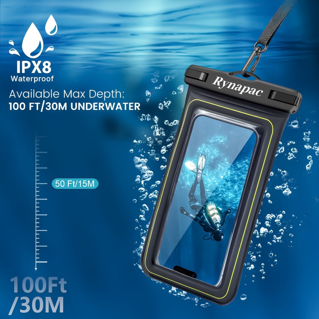 Waterproof Floating Phone Pouch with Lanyard Universal Case