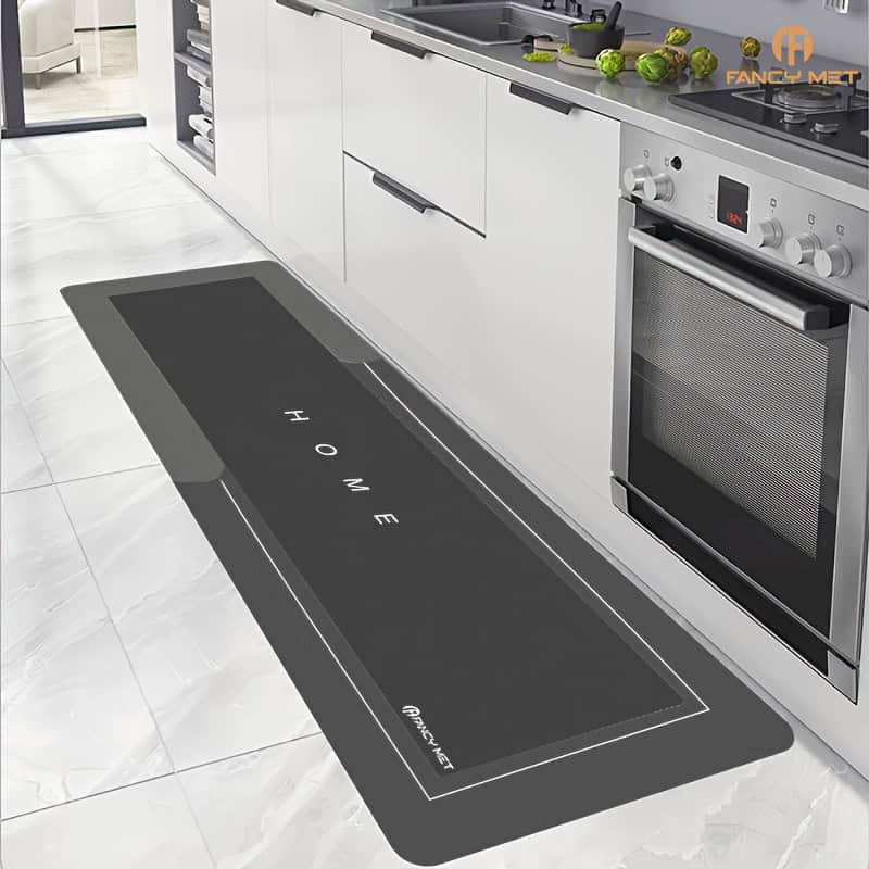 Diatomite Kitchen Mat Non Slip Absorbent Rug 3.5mm