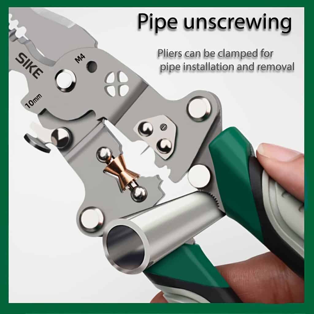 Multi-Function Wire Stripper Crimper Cutter Tool