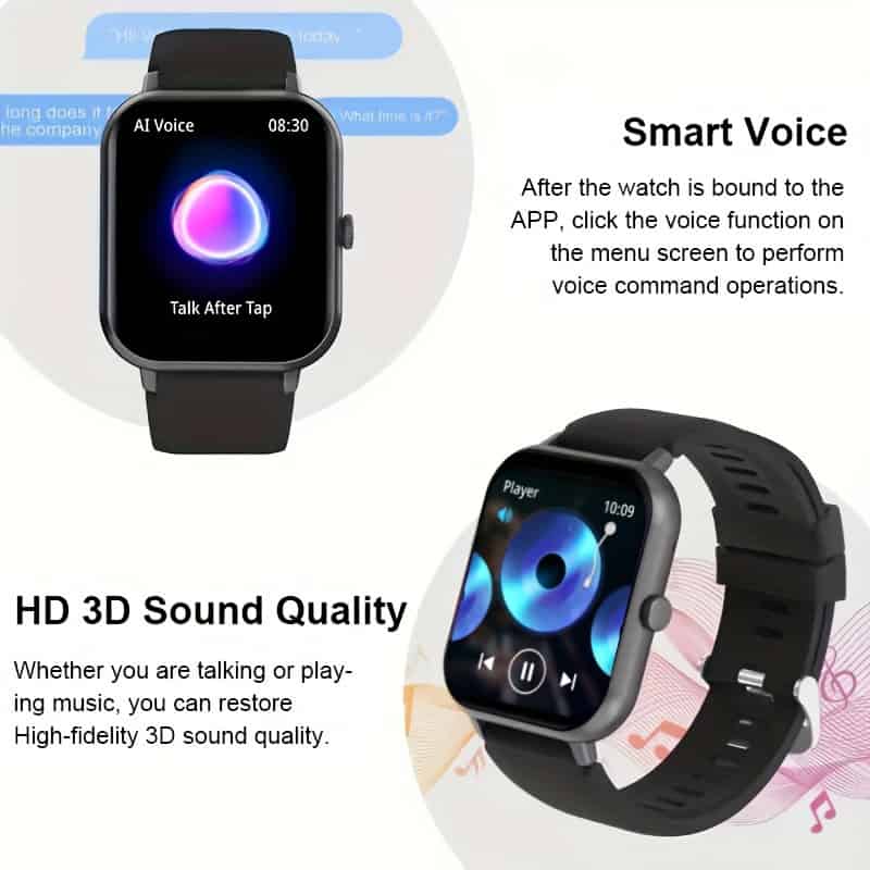Smartwatch with Calling & Fitness Tracker 1.83" Display