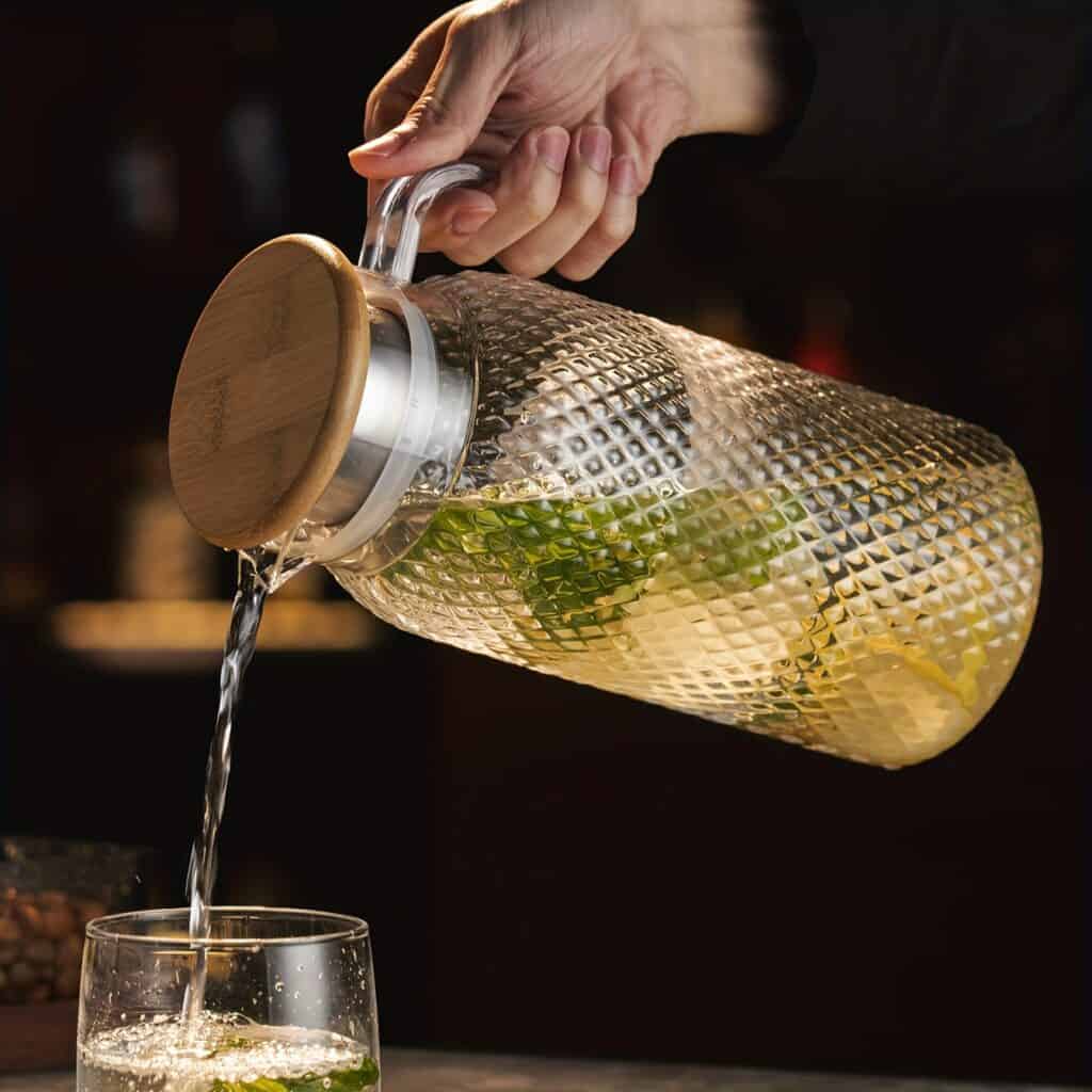 Premium Fridge Pitcher with Lid Water Jug