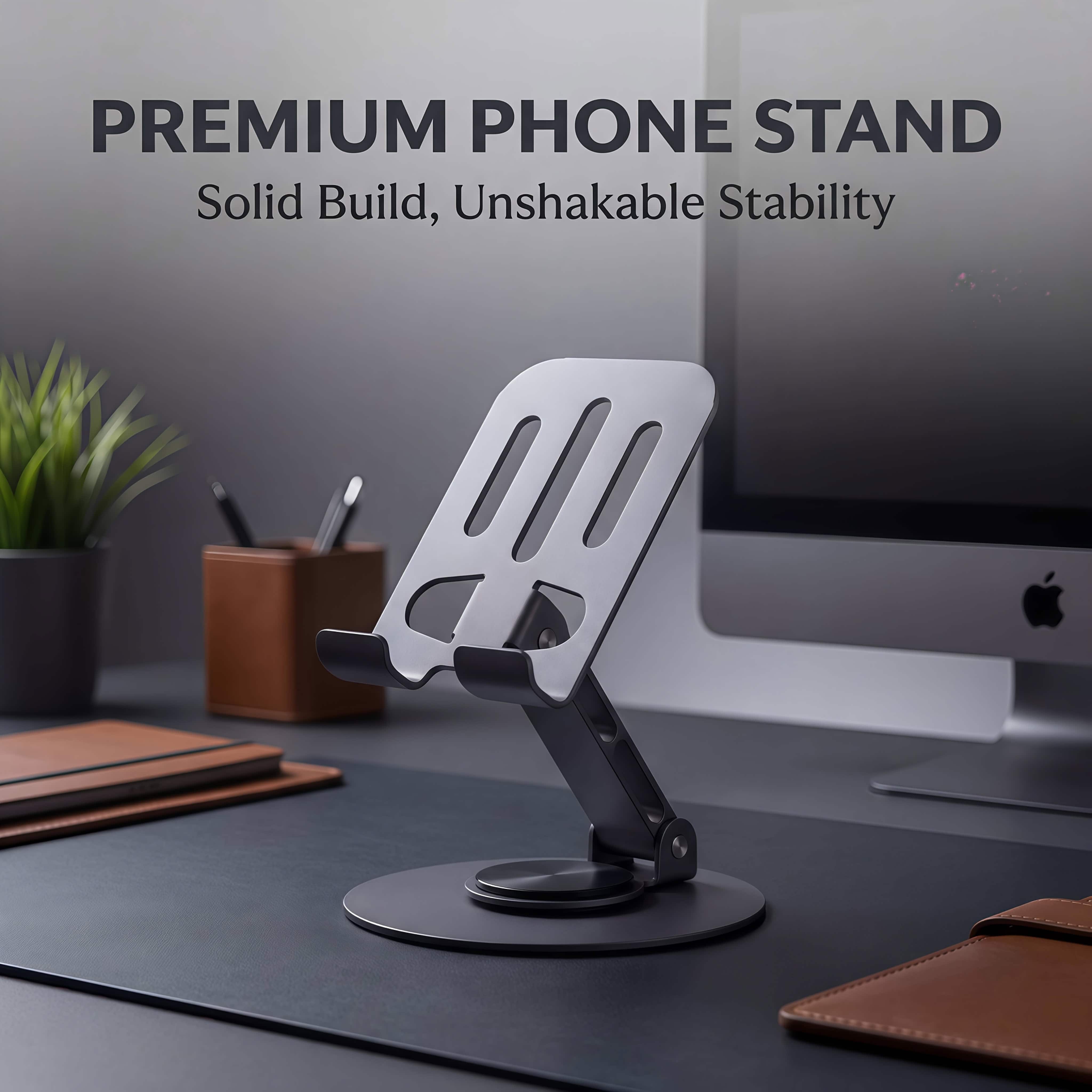 Adjustable Phone Stand 360° Rotating Metal Holder