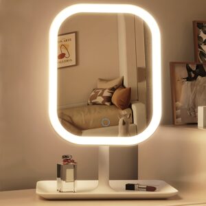 LED Makeup Mirror with Lights Rechargeable Vanity Mirror