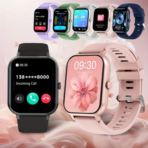 Gift Smartwatch for Both Men And Women, Featuring a 1.83-Inch Full Touch Display, Capable of Texting And Calling, Compatible with Android And Iphone, Includes Fitness Tracking, Exercise Modes, Pedometer, Distance Measurement, Calorie Tracking