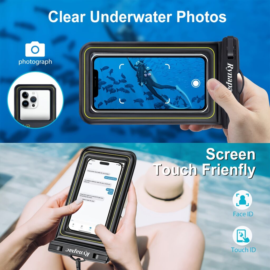 Waterproof Floating Phone Pouch with Lanyard Universal Case