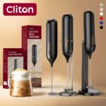 Electric Milk Frother Handheld Coffee Foam Maker