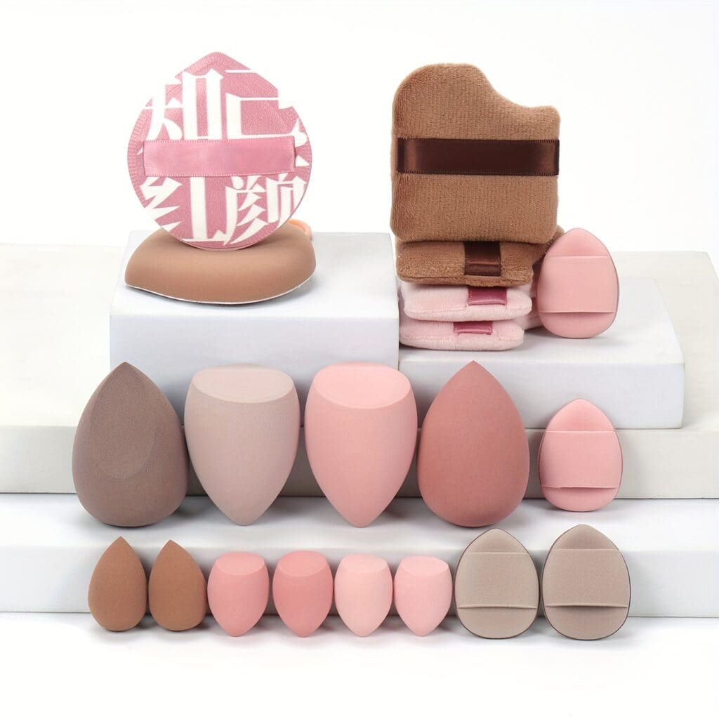 20pcs Makeup Sponge Set Beauty Blender Puffs Kit